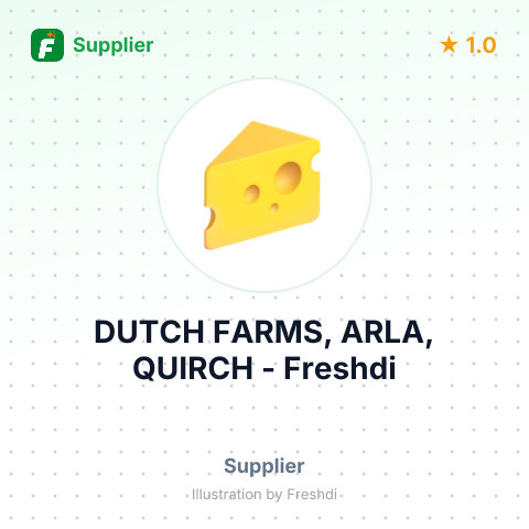 DUTCH FARMS, ARLA, QUIRCH – summary card, no photo uploaded yet