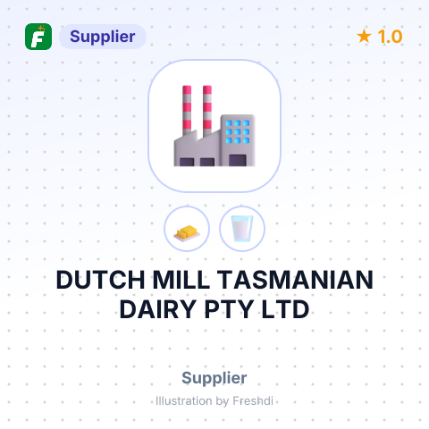DUTCH MILL TASMANIAN DAIRY PTY LTD – summary card, no photo uploaded yet