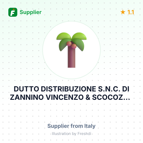 DUTTO DISTRIBUZIONE S.N.C. DI ZANNINO VINCENZO & SCOCOZZA GIUSEPPE – summary card, no photo uploaded yet