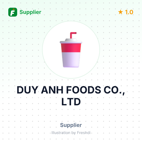 DUY ANH FOODS CO., LTD – summary card, no photo uploaded yet