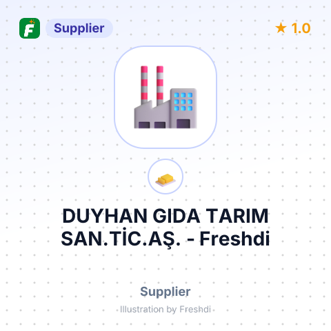 DUYHAN GIDA TARIM SAN.TİC.AŞ. – summary card, no photo uploaded yet
