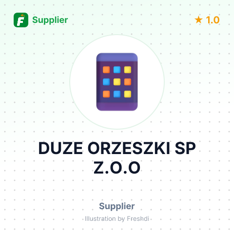 DUZE ORZESZKI SP Z.O.O – summary card, no photo uploaded yet