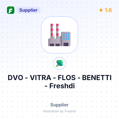 DVO - VITRA - FLOS - BENETTI – summary card, no photo uploaded yet