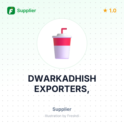 DWARKADHISH EXPORTERS, – summary card, no photo uploaded yet