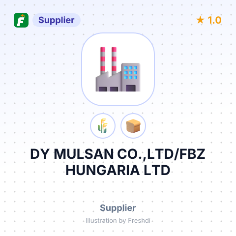 DY MULSAN CO.,LTD/FBZ HUNGARIA LTD – summary card, no photo uploaded yet