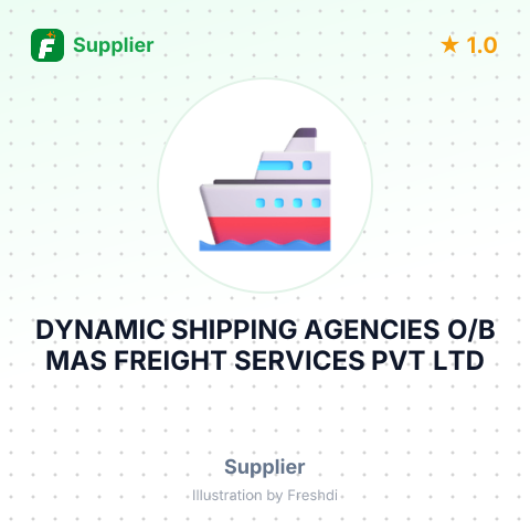 DYNAMIC SHIPPING AGENCIES O/B MAS FREIGHT SERVICES PVT LTD – summary card, no photo uploaded yet