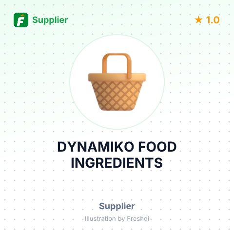 DYNAMIKO FOOD INGREDIENTS – summary card, no photo uploaded yet