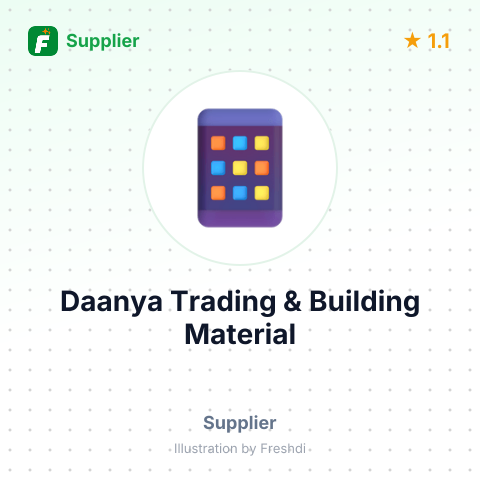 Daanya Trading & Building Material – summary card, no photo uploaded yet
