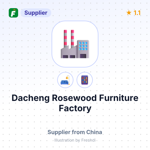Dacheng Rosewood Furniture Factory – summary card, no photo uploaded yet