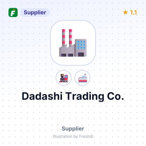Dadashi Trading Co. – summary card, no photo uploaded yet