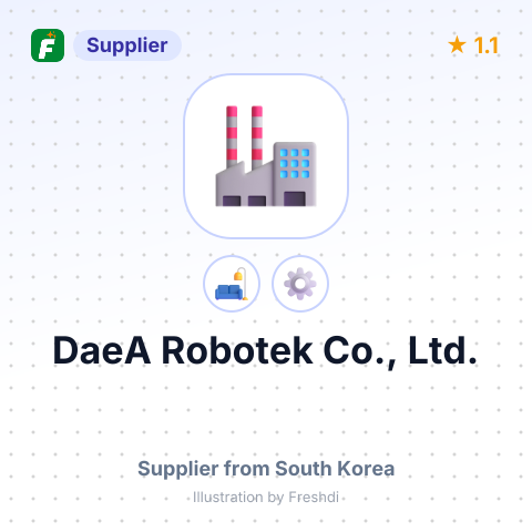 DaeA Robotek Co., Ltd. – summary card, no photo uploaded yet