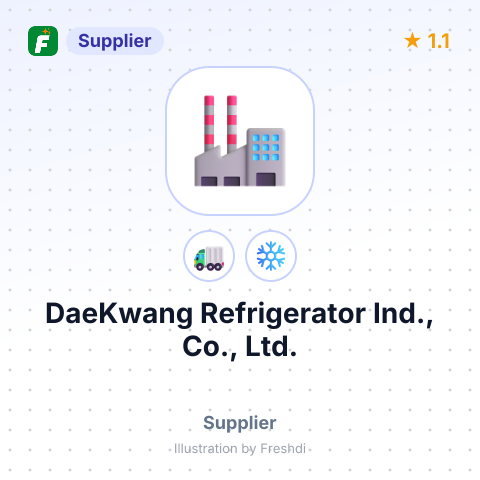 DaeKwang Refrigerator Ind., Co., Ltd. – summary card, no photo uploaded yet