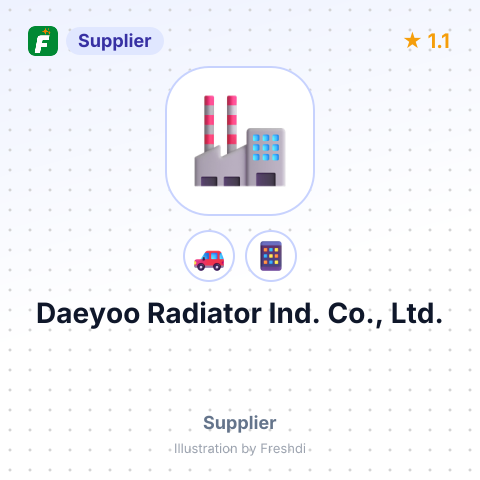 Daeyoo Radiator Ind. Co., Ltd. – summary card, no photo uploaded yet