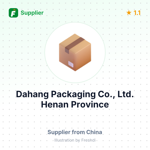 Dahang Packaging Co., Ltd. Henan Province – summary card, no photo uploaded yet