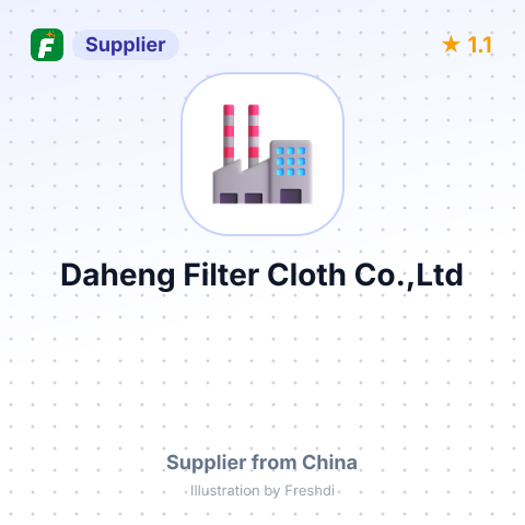Daheng Filter Cloth Co.,Ltd – summary card, no photo uploaded yet