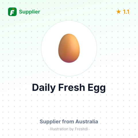 Daily Fresh Egg – summary card, no photo uploaded yet