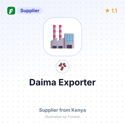 Daima Exporter  – summary card, no photo uploaded yet