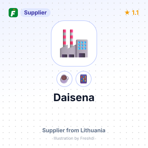 Daisena  – summary card, no photo uploaded yet