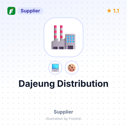 Dajeung Distribution – summary card, no photo uploaded yet