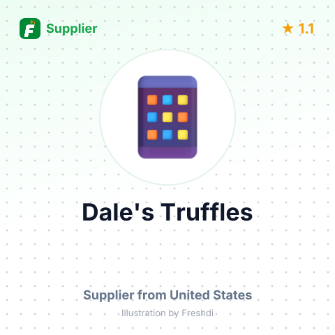 Dale's Truffles  – summary card, no photo uploaded yet