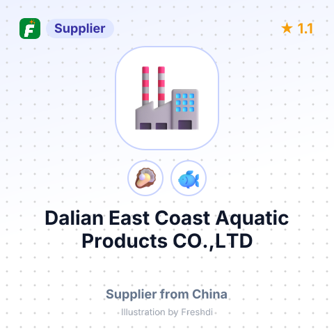 Dalian East Coast Aquatic Products CO.,LTD – summary card, no photo uploaded yet