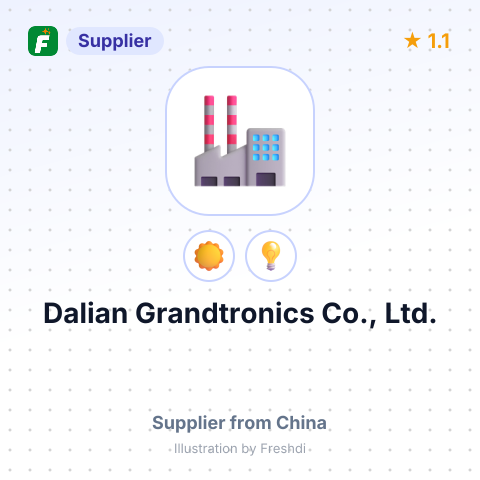 Dalian Grandtronics Co., Ltd. – summary card, no photo uploaded yet