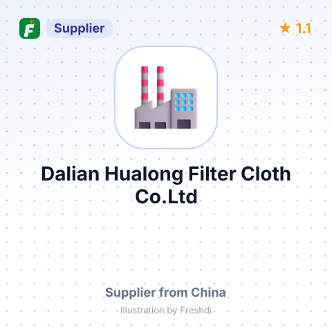 Dalian Hualong Filter Cloth Co.Ltd – summary card, no photo uploaded yet