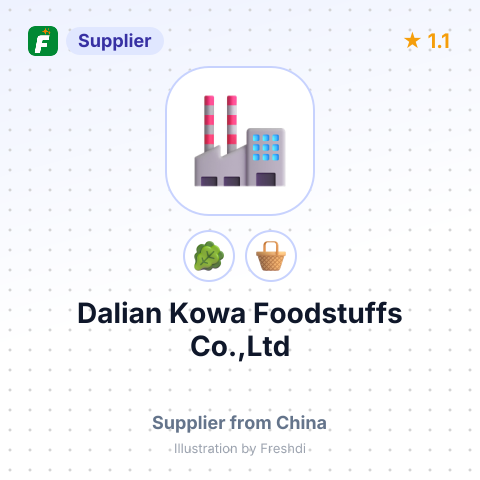Dalian Kowa Foodstuffs Co.,Ltd – summary card, no photo uploaded yet