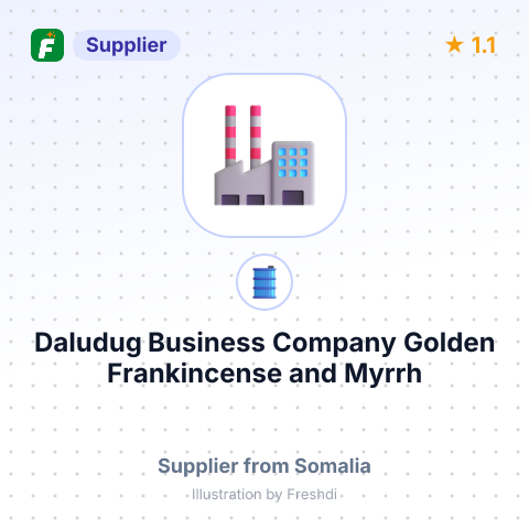 Daludug Business Company Golden Frankincense and Myrrh – summary card, no photo uploaded yet