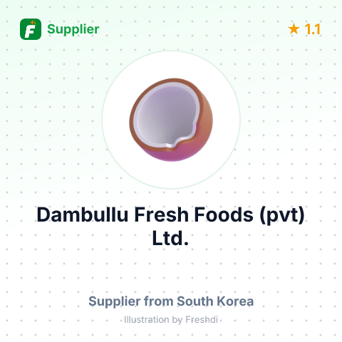 Dambullu Fresh Foods (pvt) Ltd.  – summary card, no photo uploaded yet