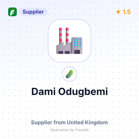 Dami Odugbemi – summary card, no photo uploaded yet