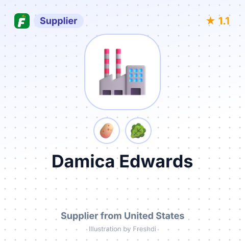 Damica Edwards – summary card, no photo uploaded yet