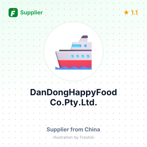 DanDongHappyFood Co.Pty.Ltd. – summary card, no photo uploaded yet