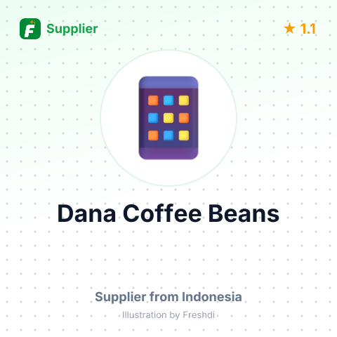Dana Coffee Beans  – summary card, no photo uploaded yet