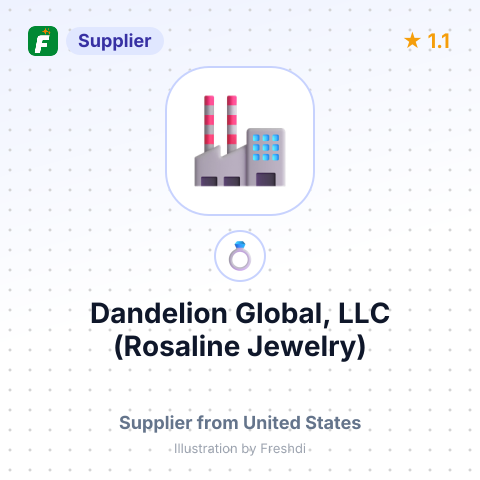 Dandelion Global, LLC (Rosaline Jewelry) – summary card, no photo uploaded yet