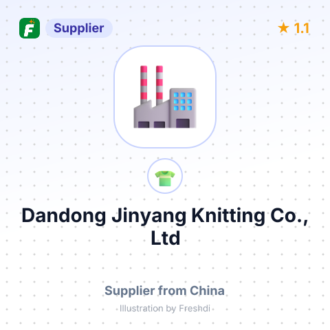 Dandong Jinyang Knitting Co., Ltd – summary card, no photo uploaded yet