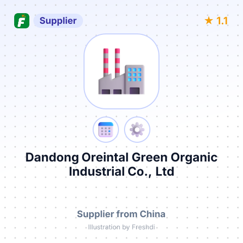 Dandong Oreintal Green Organic Industrial Co., Ltd – summary card, no photo uploaded yet
