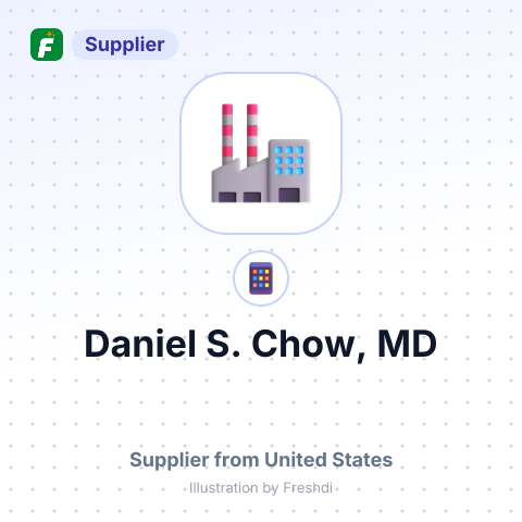 Daniel S. Chow, MD – summary card, no photo uploaded yet