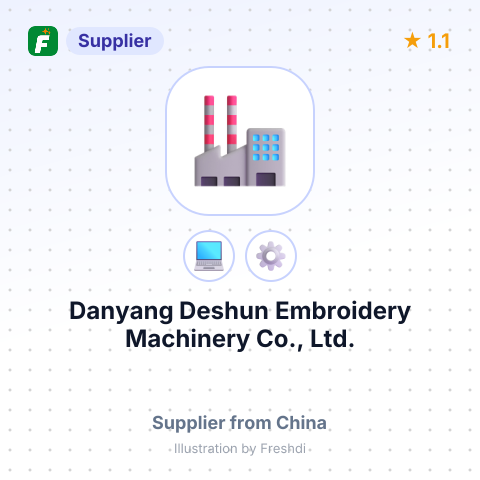 Danyang Deshun Embroidery Machinery Co., Ltd. – summary card, no photo uploaded yet