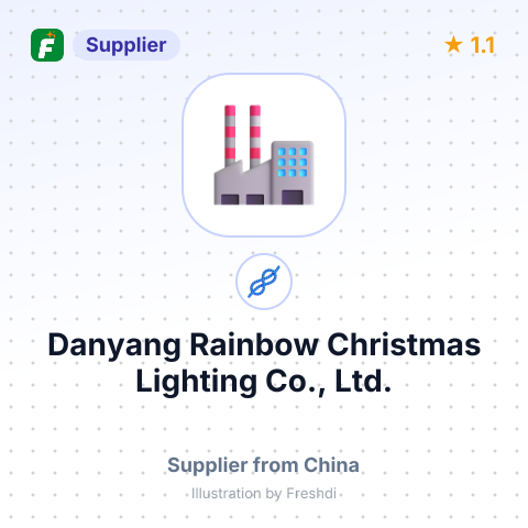 Danyang Rainbow Christmas Lighting Co., Ltd. – summary card, no photo uploaded yet