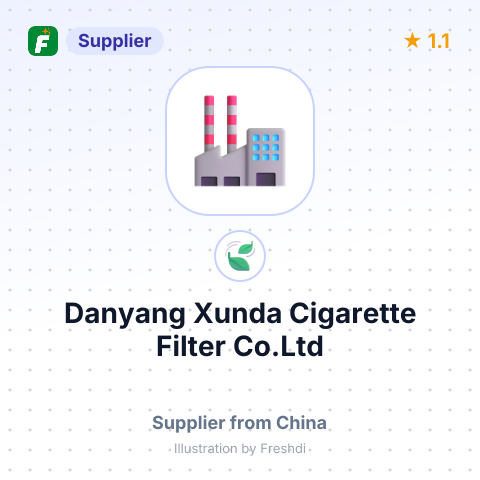 Danyang Xunda Cigarette Filter Co.Ltd – summary card, no photo uploaded yet