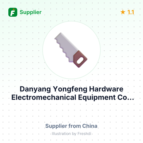Danyang Yongfeng Hardware Electromechanical Equipment Co., Ltd. – summary card, no photo uploaded yet