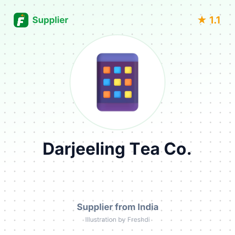 Darjeeling Tea Co.  – summary card, no photo uploaded yet