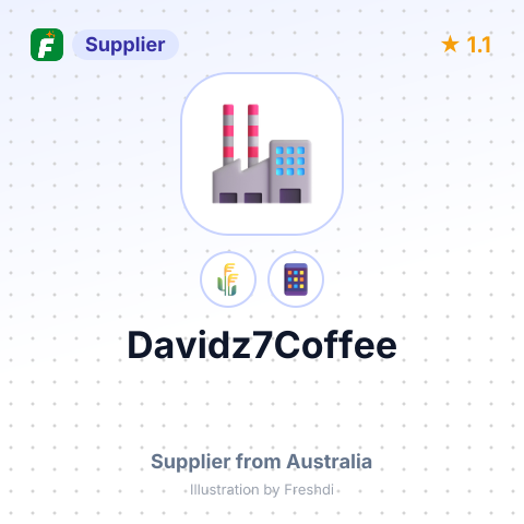 Davidz7Coffee  – summary card, no photo uploaded yet