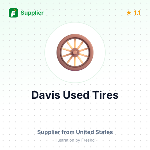 Davis Used Tires – summary card, no photo uploaded yet