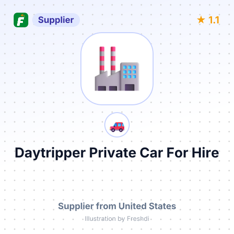 Daytripper Private Car For Hire – summary card, no photo uploaded yet