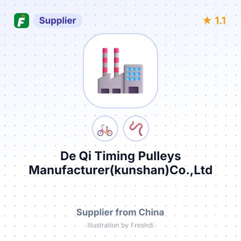 De Qi Timing Pulleys Manufacturer(kunshan)Co.,Ltd – summary card, no photo uploaded yet