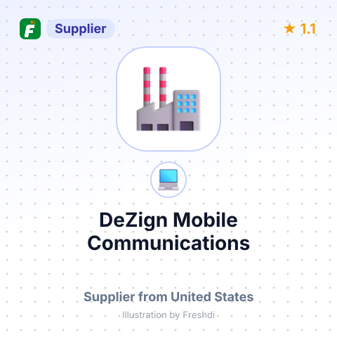 DeZign Mobile Communications – summary card, no photo uploaded yet