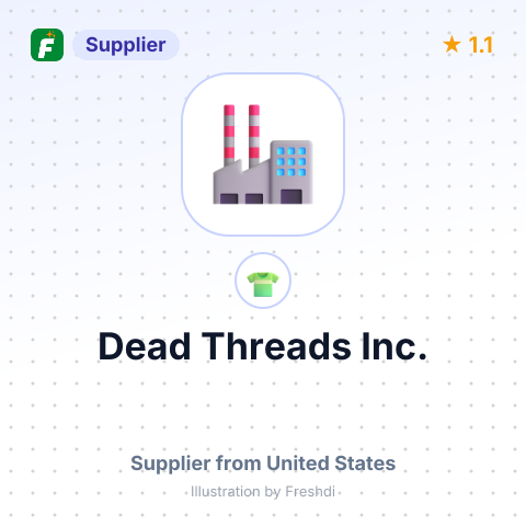 Dead Threads Inc. – summary card, no photo uploaded yet