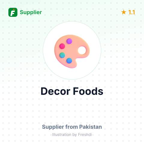Decor Foods  – summary card, no photo uploaded yet